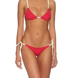 Solid & striped Charlotte “raspberry cream” bikini